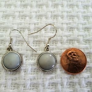 Silver Gray Earrings